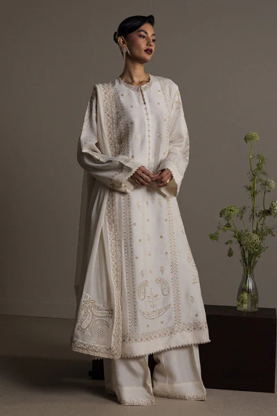 Zara Shahjahan Embroidered 3 Piece Lawn Suit - Image 2