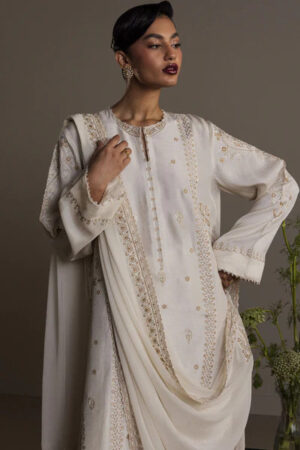 Zara Shahjahan Embroidered 3 Piece Lawn Suit