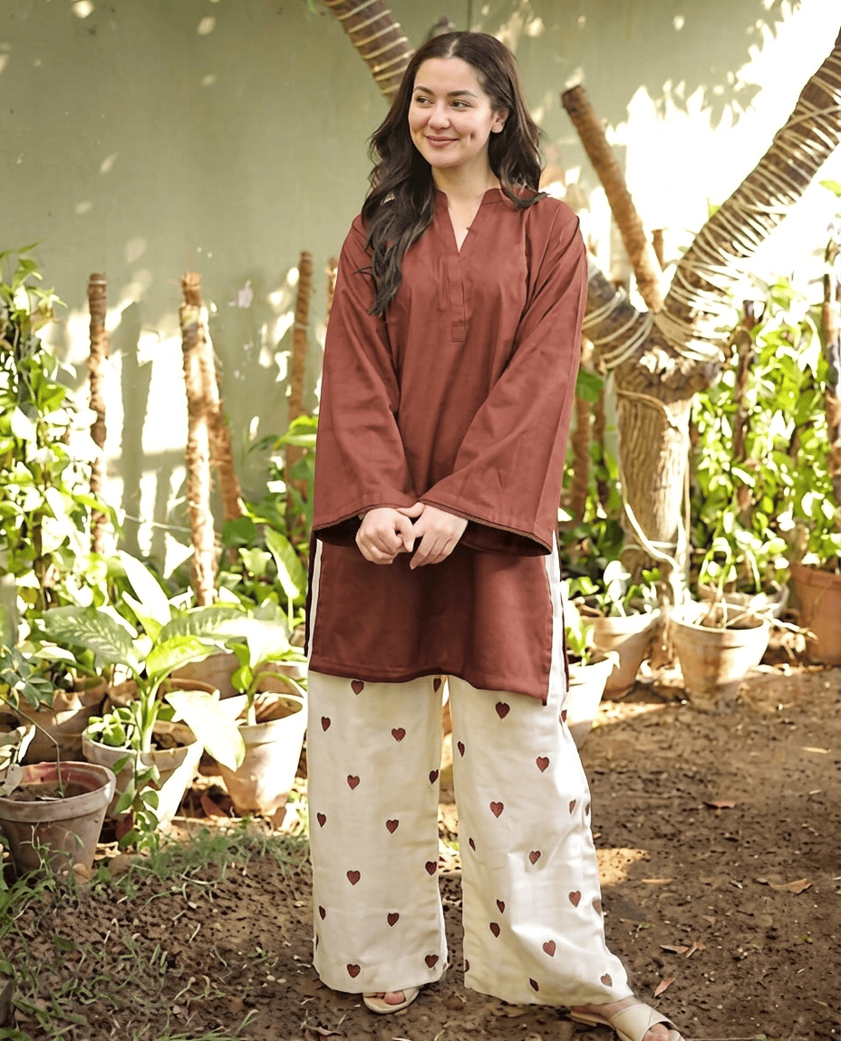 Heart Emb 2 Piece Suit - Image 4