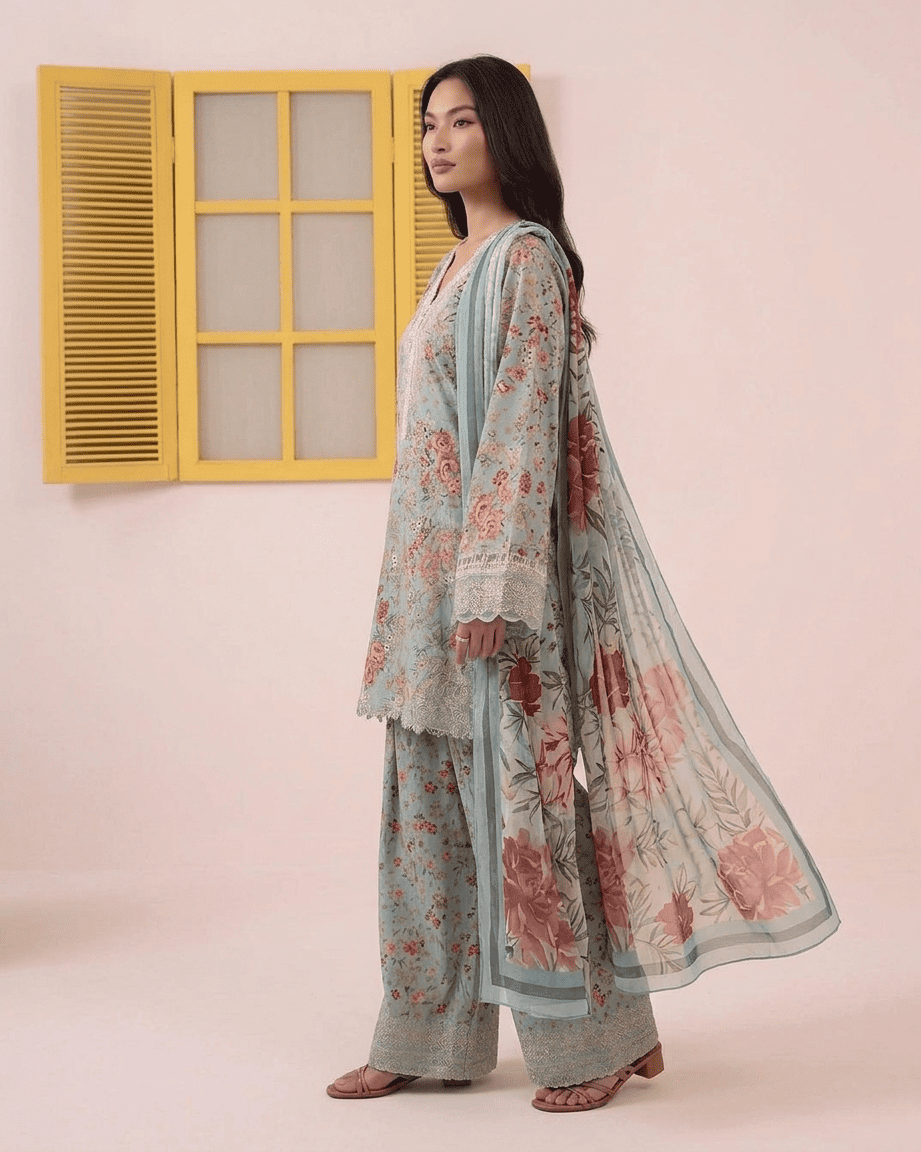 Maria B. Amora Lawn Suit - Image 2