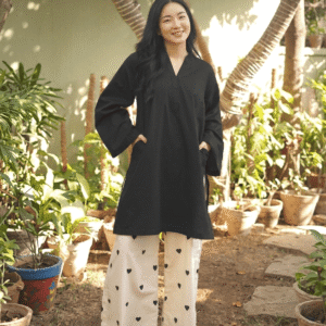 Heart Emb 2 Piece Suit