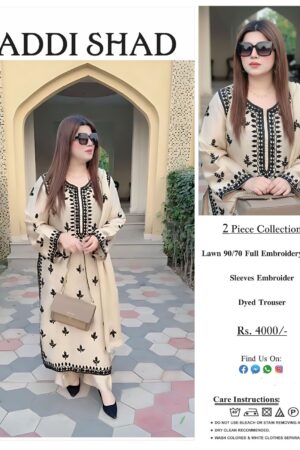 Embroidered 2 Piece Lawn Suit