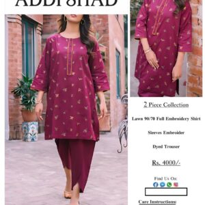 Embroidered 2 Piece Lawn Suit