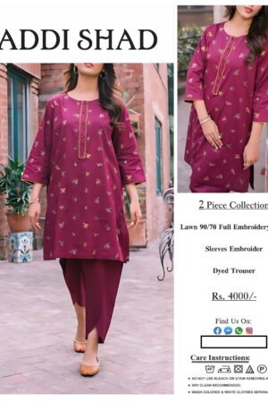 Embroidered 2 Piece Lawn Suit