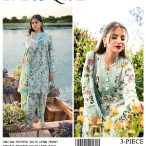 Baroque Digital Print 3 Piece Suit