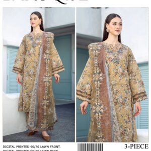Baroque Digital Print 3 Piece Suit