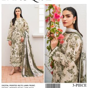 Baroque Digital Print 3 Piece Suit