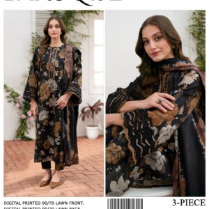 Baroque Digital Print 3 Piece Suit