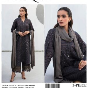 Baroque Digital Print 3 Piece Suit