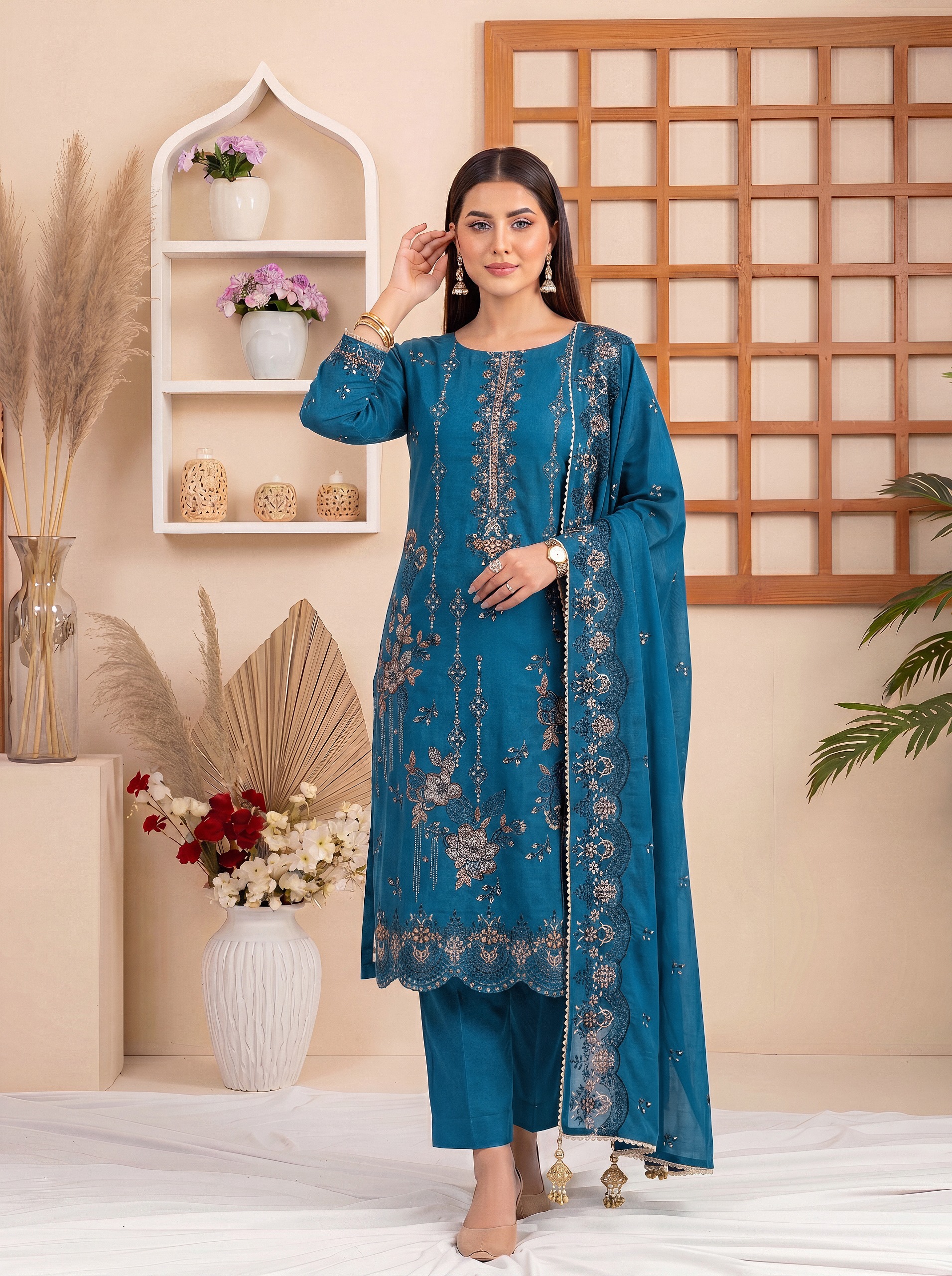 Embroidered Suit — ES-501 - Image 7