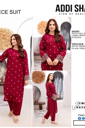 Embroidered 2 Piece Lawn Suit