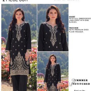 Embroidered 2 Piece Lawn Suit