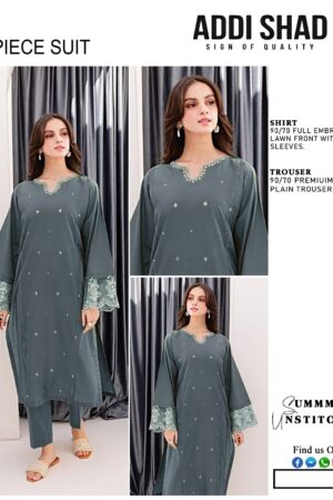 Embroidered 2 Piece Lawn Suit