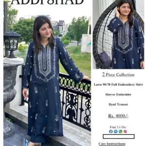 Embroidered 2 Piece Lawn Suit