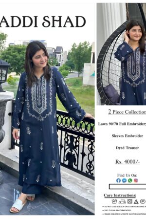 Embroidered 2 Piece Lawn Suit