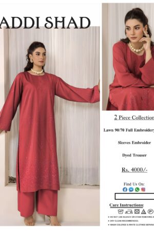 Embroidered 2 Piece Lawn Suit