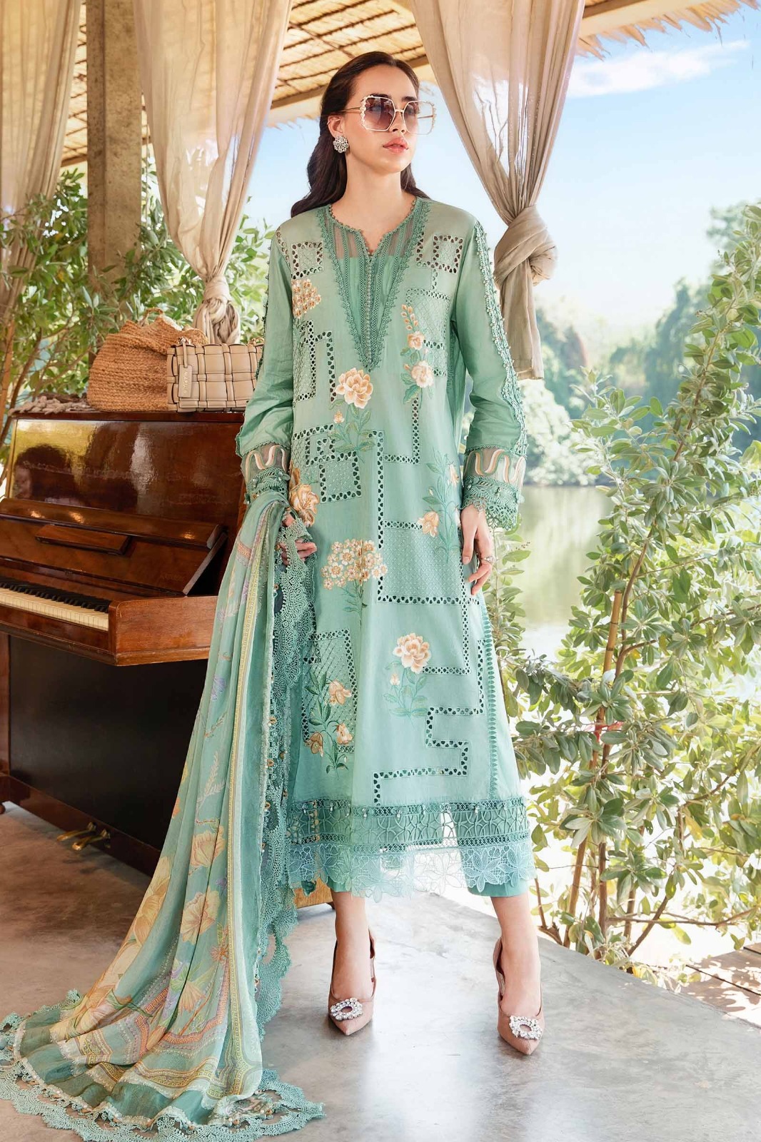 Maria.B Digital Print 3 Piece Lawn Suit