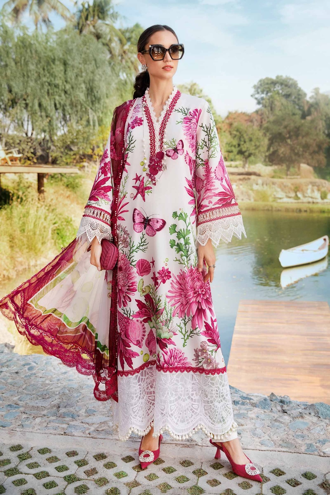 Maria.B Digital Print 3 Piece Lawn Suit