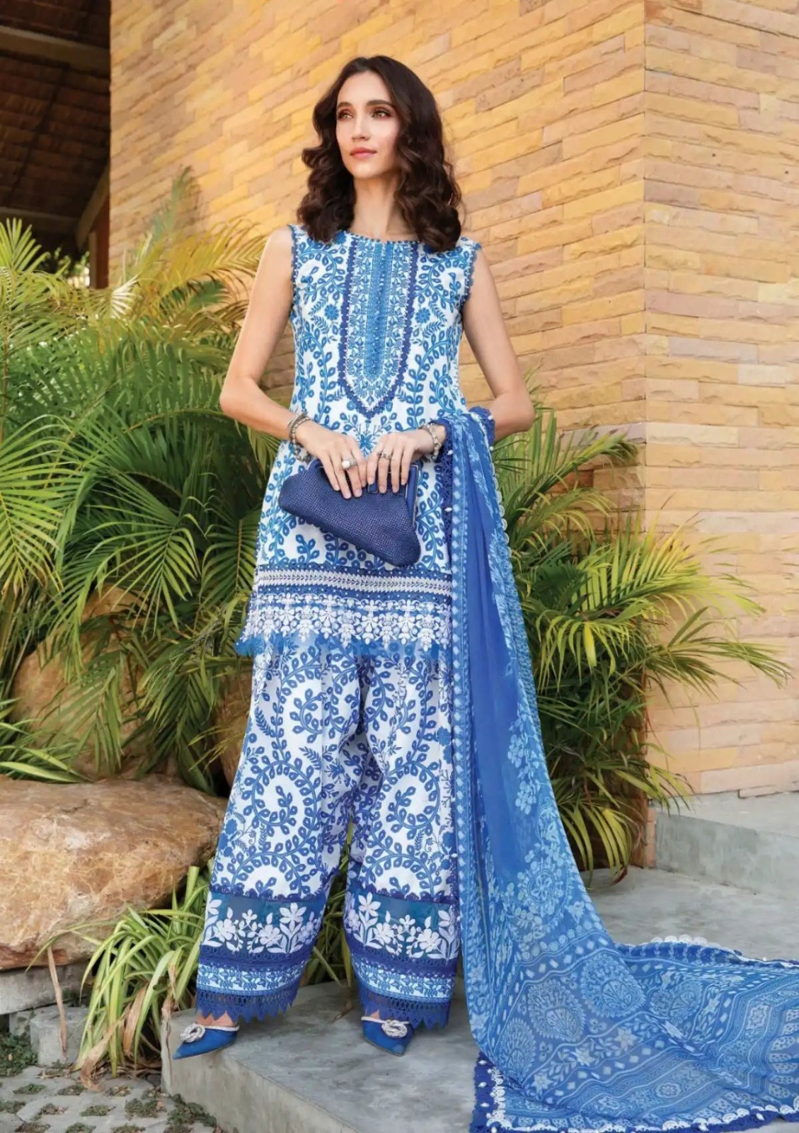 Maria.B Digital Print 3 Piece Lawn Suit