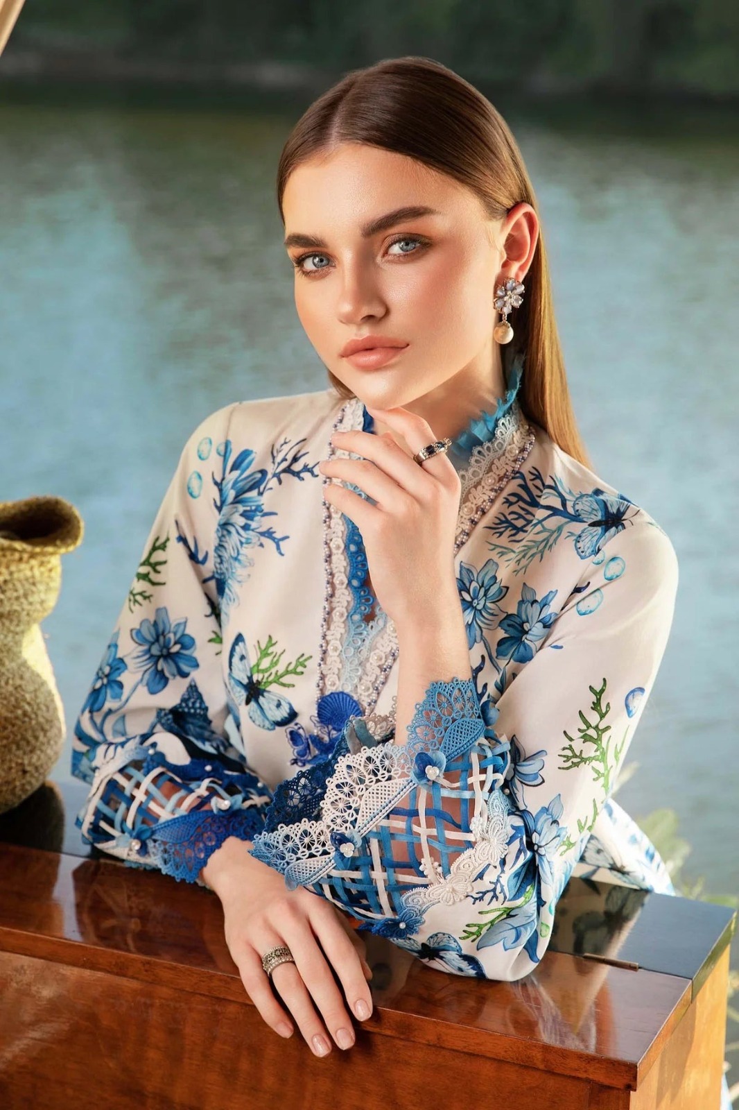 Maria.B Digital Print 3 Piece Lawn Suit - Image 2