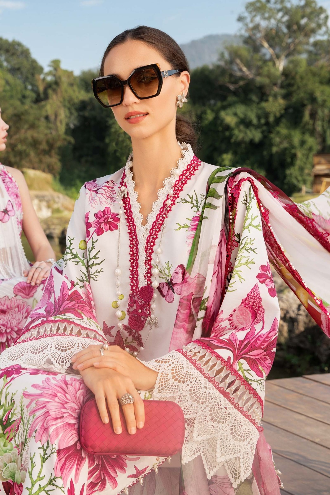 Maria.B Digital Print 3 Piece Lawn Suit - Image 2