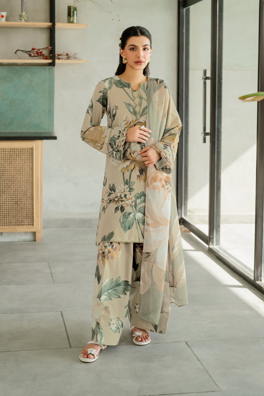 Baroque Bana Doria 3PC Printed Suit