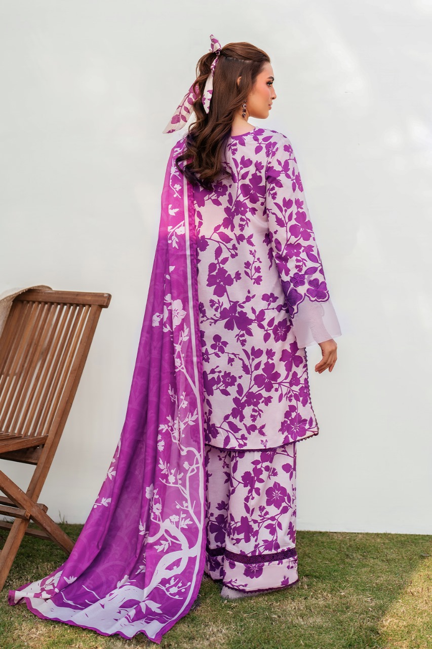 Baroque Bana Doria 3PC Printed Suit - Image 2