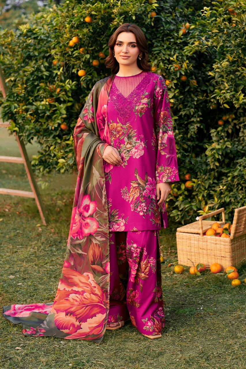 Baroque Bana Doria 3PC Printed Suit