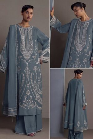 Zara Shahjahan Emb Summer Suit