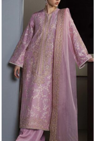 Zara Shahjahan Gulnaar Emb Silk Suit