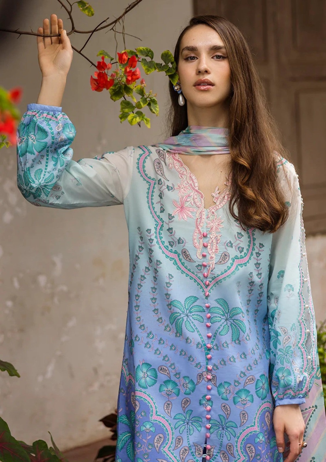 Digital Print 3 Piece Lawn Suit