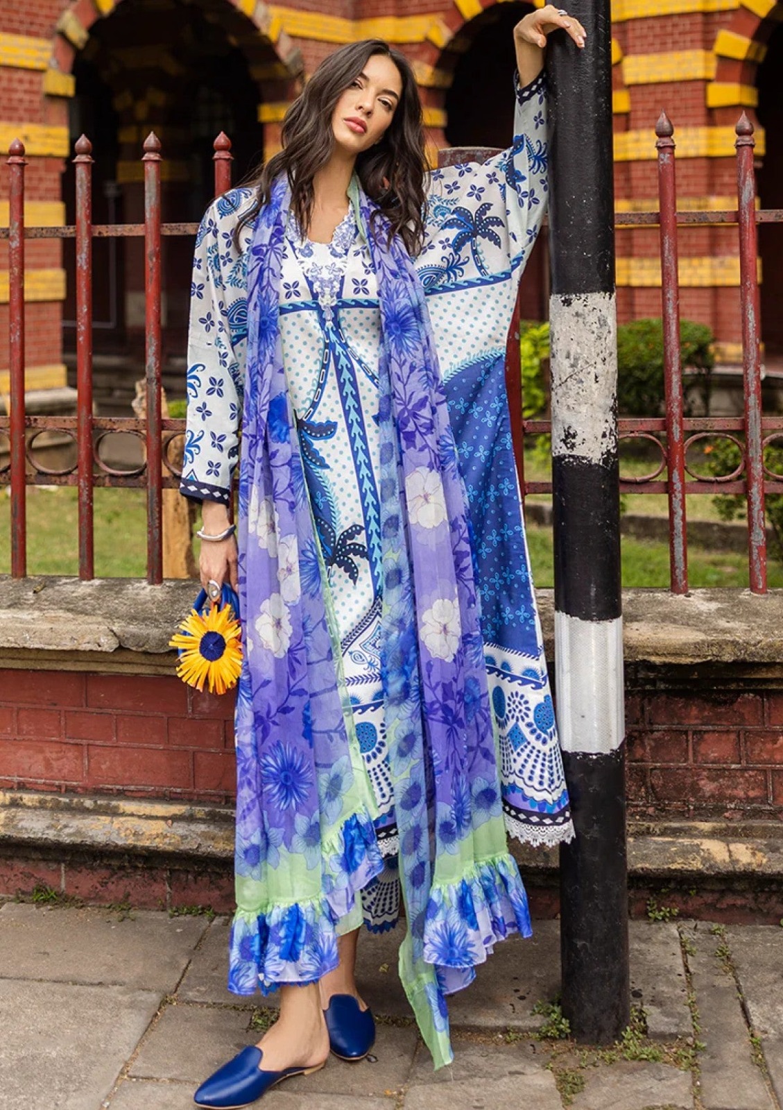 Digital Print 3 Piece Lawn Suit
