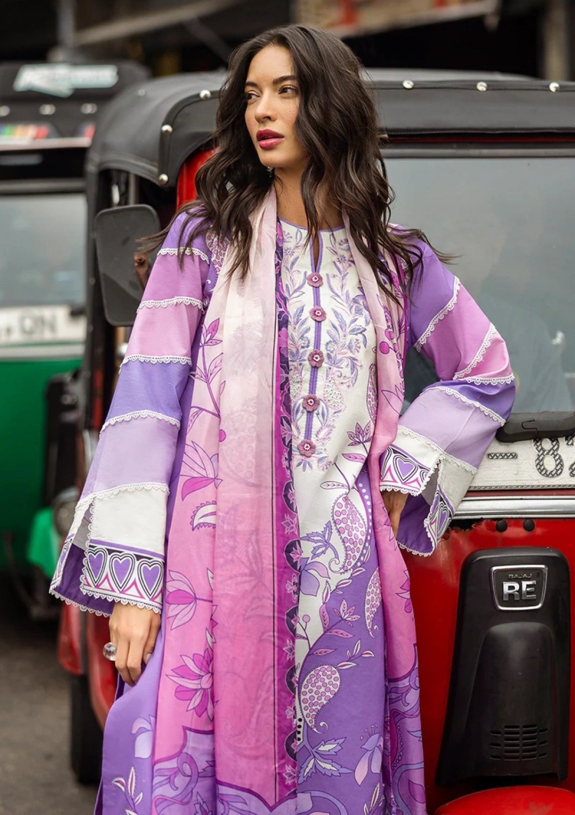 Digital Print 3 Piece Lawn Suit - Image 2
