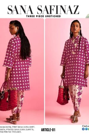 Sana Safinaz Bana Doria 3 Piece Lawn Suit