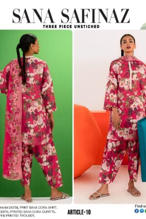 Sana Safinaz Bana Doria 3 Piece Lawn Suit